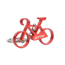 Load image into Gallery viewer, Outdoor Small Size Aluminum Alloy Bike Model Shape Keychain Bag Car Key Ring Charm Handbag Pendant Keyring Gift for Purse