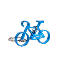 Load image into Gallery viewer, Outdoor Small Size Aluminum Alloy Bike Model Shape Keychain Bag Car Key Ring Charm Handbag Pendant Keyring Gift for Purse